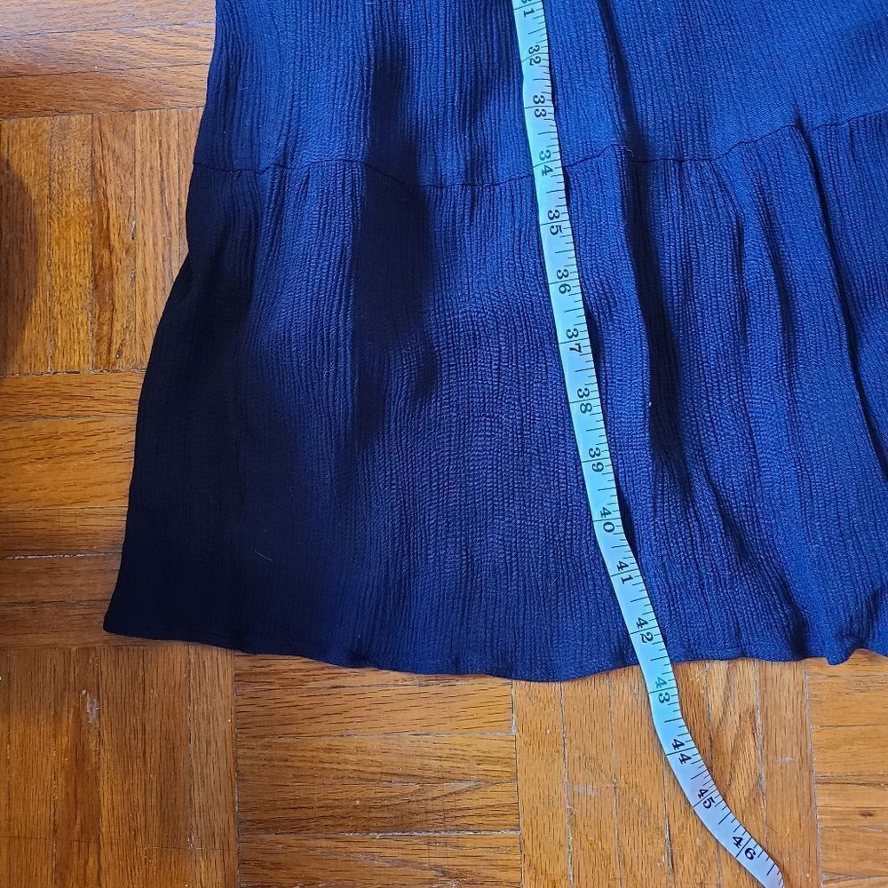 Boden Aurora Navy Blue Midi Wrap Dress Size 2R - Picture 9 of 11